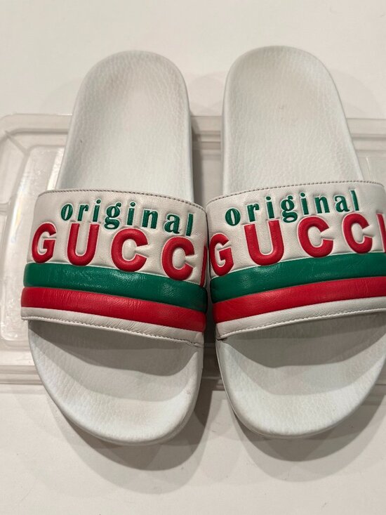 Gucci Shoes - Gucci slides size 10 original logo